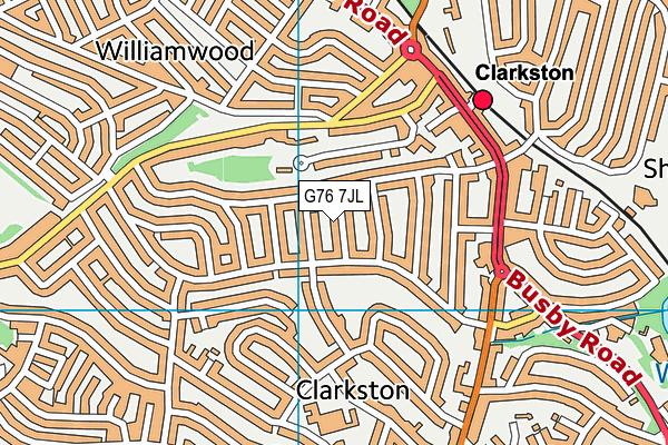 G76 7JL map - OS VectorMap District (Ordnance Survey) G76 7JL map - OS VectorMap District (Ordnance Survey)