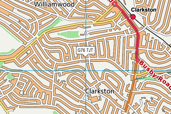 G76 7JT map - OS VectorMap District (Ordnance Survey) G76 7JT map - OS VectorMap District (Ordnance Survey)