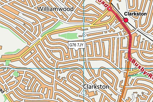 G76 7JY map - OS VectorMap District (Ordnance Survey) G76 7JY map - OS VectorMap District (Ordnance Survey)