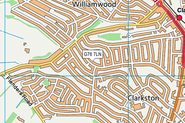G76 7LN map - OS VectorMap District (Ordnance Survey) G76 7LN map - OS VectorMap District (Ordnance Survey)