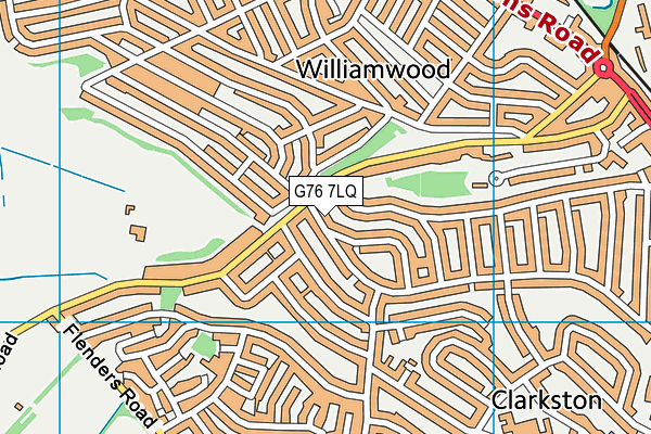 G76 7LQ map - OS VectorMap District (Ordnance Survey) G76 7LQ map - OS VectorMap District (Ordnance Survey)