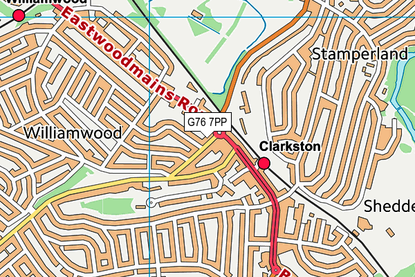 G76 7PP map - OS VectorMap District (Ordnance Survey) G76 7PP map - OS VectorMap District (Ordnance Survey)