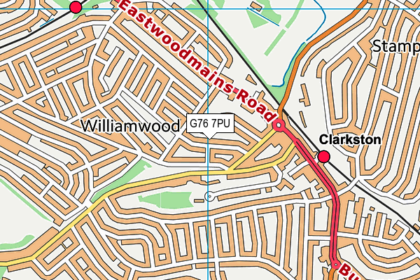 G76 7PU map - OS VectorMap District (Ordnance Survey) G76 7PU map - OS VectorMap District (Ordnance Survey)