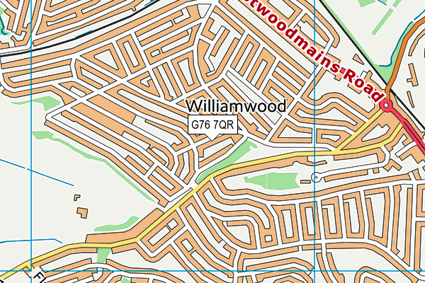 G76 7QR map - OS VectorMap District (Ordnance Survey) G76 7QR map - OS VectorMap District (Ordnance Survey)