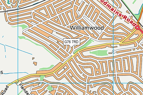 G76 7RD map - OS VectorMap District (Ordnance Survey) G76 7RD map - OS VectorMap District (Ordnance Survey)