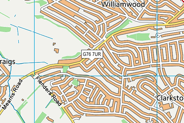 G76 7UR map - OS VectorMap District (Ordnance Survey) G76 7UR map - OS VectorMap District (Ordnance Survey)
