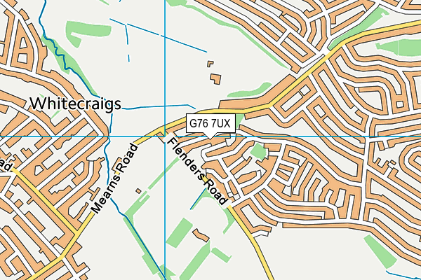 G76 7UX map - OS VectorMap District (Ordnance Survey) G76 7UX map - OS VectorMap District (Ordnance Survey)