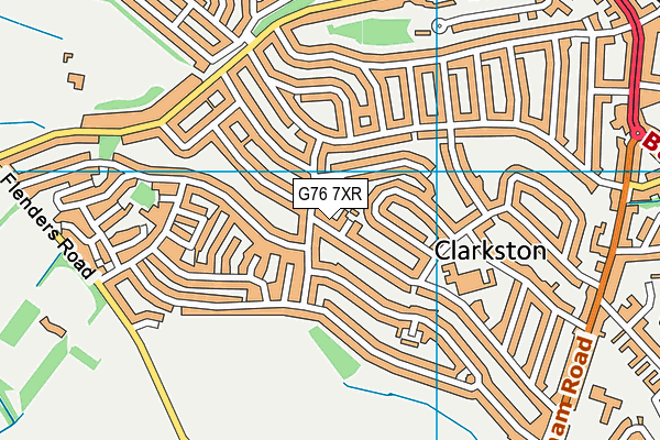 G76 7XR map - OS VectorMap District (Ordnance Survey) G76 7XR map - OS VectorMap District (Ordnance Survey)