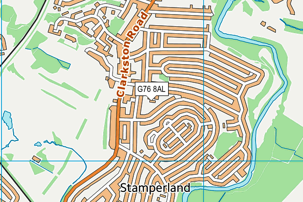 G76 8AL map - OS VectorMap District (Ordnance Survey) G76 8AL map - OS VectorMap District (Ordnance Survey)
