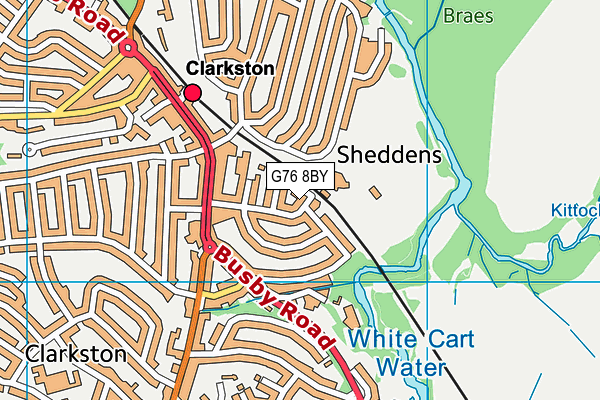 G76 8BY map - OS VectorMap District (Ordnance Survey) G76 8BY map - OS VectorMap District (Ordnance Survey)