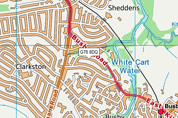 G76 8DQ map - OS VectorMap District (Ordnance Survey) G76 8DQ map - OS VectorMap District (Ordnance Survey)