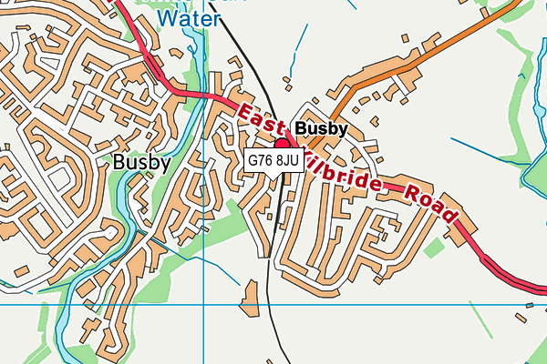 G76 8JU map - OS VectorMap District (Ordnance Survey) G76 8JU map - OS VectorMap District (Ordnance Survey)