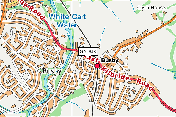 G76 8JX map - OS VectorMap District (Ordnance Survey) G76 8JX map - OS VectorMap District (Ordnance Survey)