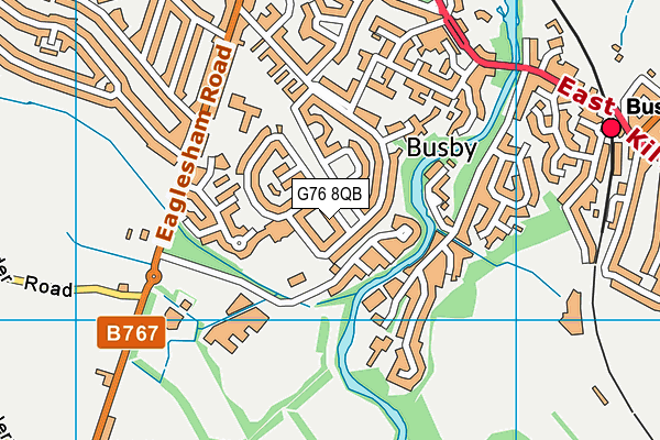 G76 8QB map - OS VectorMap District (Ordnance Survey) G76 8QB map - OS VectorMap District (Ordnance Survey)