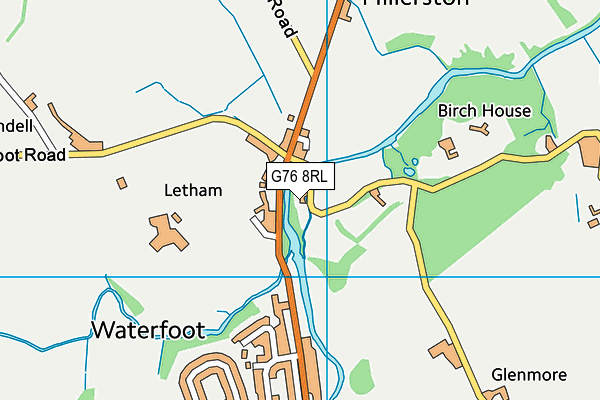 G76 8RL map - OS VectorMap District (Ordnance Survey) G76 8RL map - OS VectorMap District (Ordnance Survey)