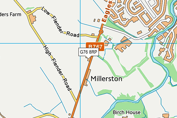 G76 8RP map - OS VectorMap District (Ordnance Survey) G76 8RP map - OS VectorMap District (Ordnance Survey)