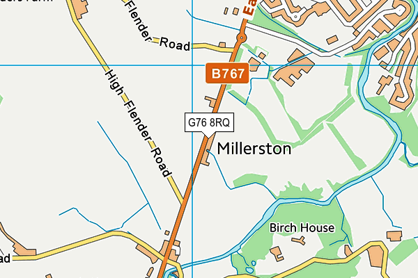 G76 8RQ map - OS VectorMap District (Ordnance Survey) G76 8RQ map - OS VectorMap District (Ordnance Survey)