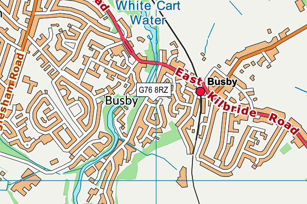 G76 8RZ map - OS VectorMap District (Ordnance Survey) G76 8RZ map - OS VectorMap District (Ordnance Survey)