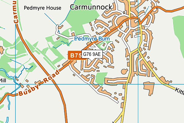 G76 9AE map - OS VectorMap District (Ordnance Survey) G76 9AE map - OS VectorMap District (Ordnance Survey)