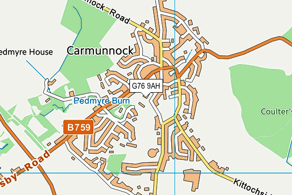 G76 9AH map - OS VectorMap District (Ordnance Survey) G76 9AH map - OS VectorMap District (Ordnance Survey)