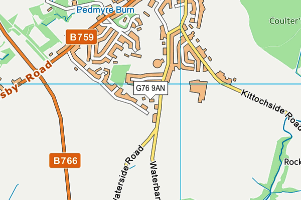 G76 9AN map - OS VectorMap District (Ordnance Survey) G76 9AN map - OS VectorMap District (Ordnance Survey)