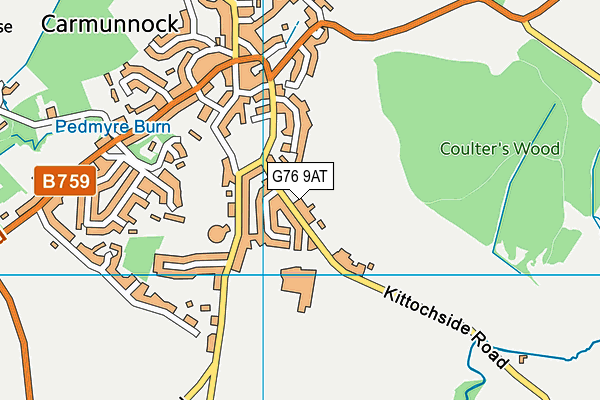 G76 9AT map - OS VectorMap District (Ordnance Survey) G76 9AT map - OS VectorMap District (Ordnance Survey)