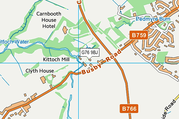 G76 9BJ map - OS VectorMap District (Ordnance Survey) G76 9BJ map - OS VectorMap District (Ordnance Survey)