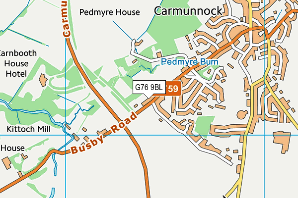 G76 9BL map - OS VectorMap District (Ordnance Survey) G76 9BL map - OS VectorMap District (Ordnance Survey)