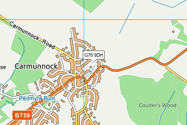 G76 9DH map - OS VectorMap District (Ordnance Survey) G76 9DH map - OS VectorMap District (Ordnance Survey)