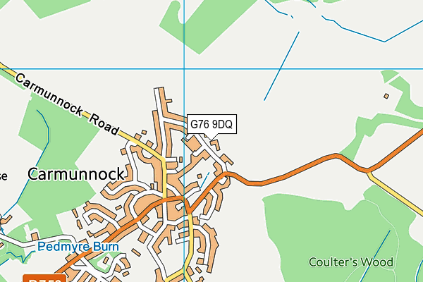 G76 9DQ map - OS VectorMap District (Ordnance Survey) G76 9DQ map - OS VectorMap District (Ordnance Survey)