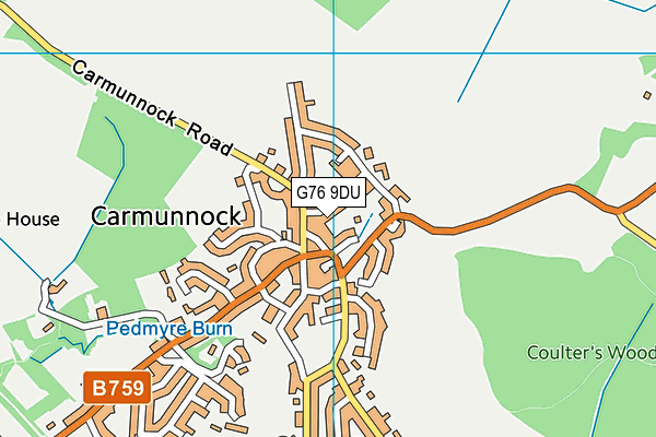 G76 9DU map - OS VectorMap District (Ordnance Survey) G76 9DU map - OS VectorMap District (Ordnance Survey)