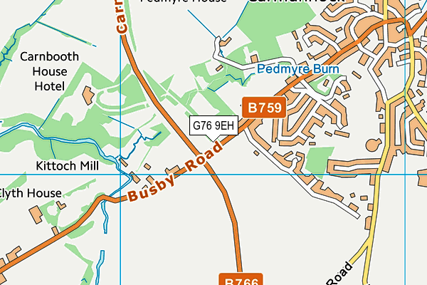 G76 9EH map - OS VectorMap District (Ordnance Survey) G76 9EH map - OS VectorMap District (Ordnance Survey)