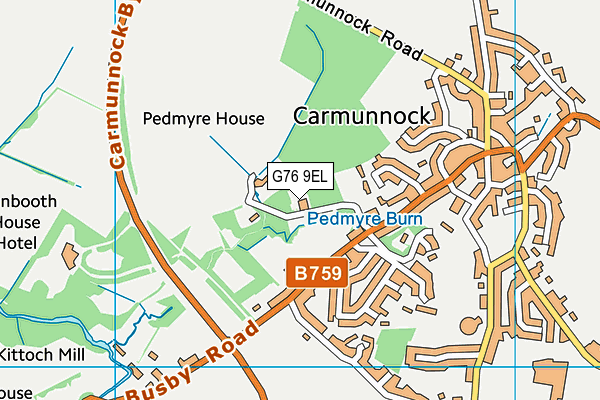 G76 9EL map - OS VectorMap District (Ordnance Survey) G76 9EL map - OS VectorMap District (Ordnance Survey)