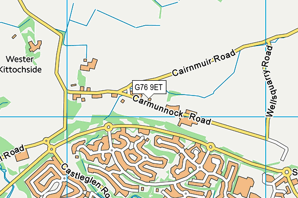 G76 9ET map - OS VectorMap District (Ordnance Survey) G76 9ET map - OS VectorMap District (Ordnance Survey)