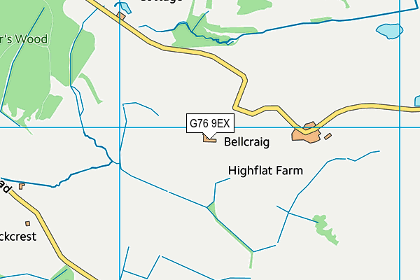 G76 9EX map - OS VectorMap District (Ordnance Survey) G76 9EX map - OS VectorMap District (Ordnance Survey)