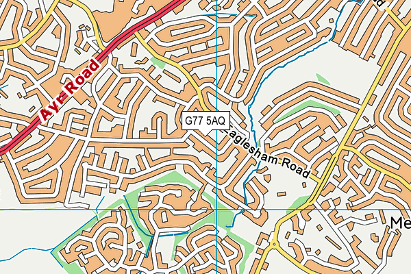 G77 5AQ map - OS VectorMap District (Ordnance Survey) G77 5AQ map - OS VectorMap District (Ordnance Survey)
