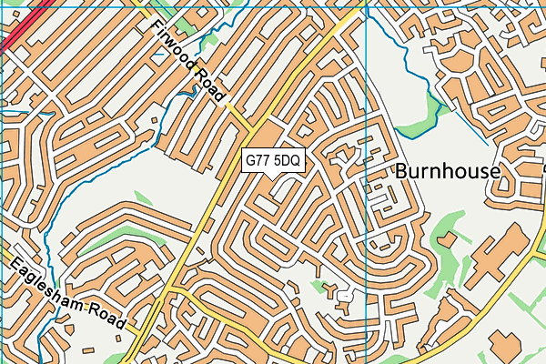 G77 5DQ map - OS VectorMap District (Ordnance Survey) G77 5DQ map - OS VectorMap District (Ordnance Survey)
