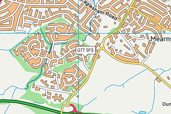 G77 5FS map - OS VectorMap District (Ordnance Survey) G77 5FS map - OS VectorMap District (Ordnance Survey)