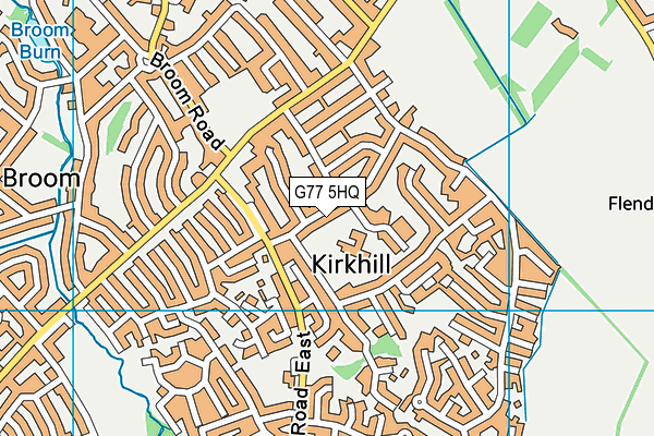 G77 5HQ map - OS VectorMap District (Ordnance Survey) G77 5HQ map - OS VectorMap District (Ordnance Survey)