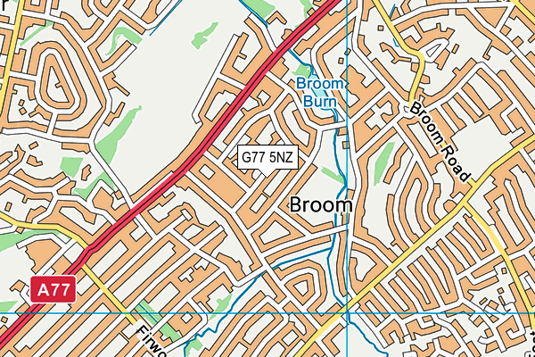 G77 5NZ map - OS VectorMap District (Ordnance Survey) G77 5NZ map - OS VectorMap District (Ordnance Survey)