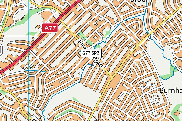G77 5PZ map - OS VectorMap District (Ordnance Survey) G77 5PZ map - OS VectorMap District (Ordnance Survey)