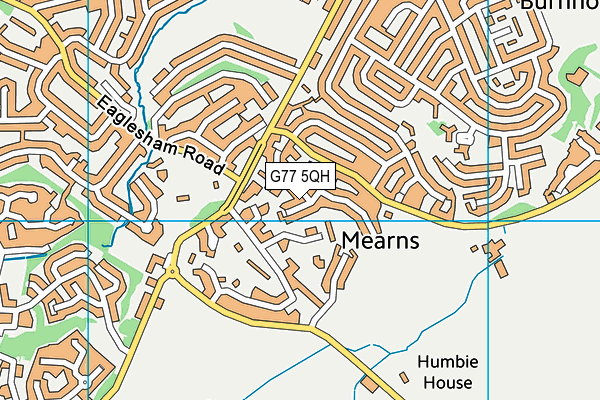 G77 5QH map - OS VectorMap District (Ordnance Survey) G77 5QH map - OS VectorMap District (Ordnance Survey)