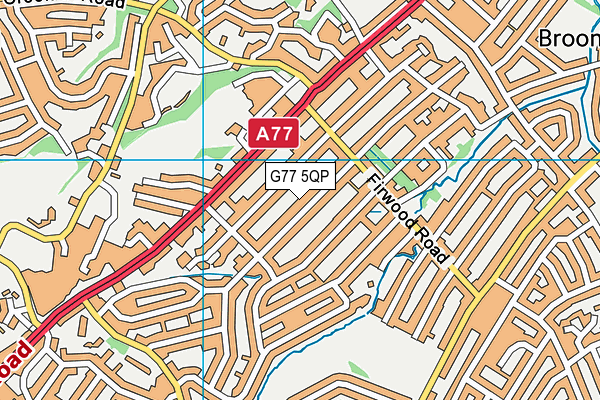G77 5QP map - OS VectorMap District (Ordnance Survey) G77 5QP map - OS VectorMap District (Ordnance Survey)