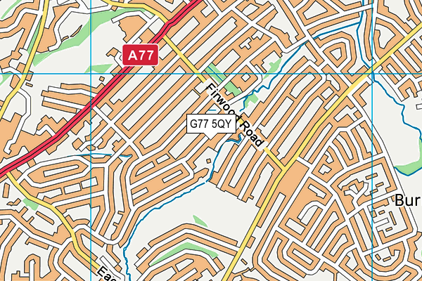 G77 5QY map - OS VectorMap District (Ordnance Survey) G77 5QY map - OS VectorMap District (Ordnance Survey)