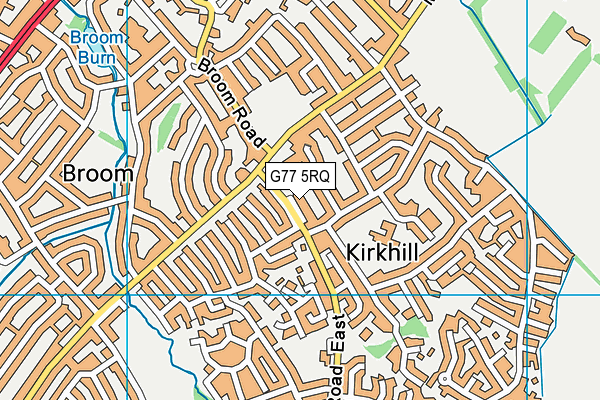 G77 5RQ map - OS VectorMap District (Ordnance Survey) G77 5RQ map - OS VectorMap District (Ordnance Survey)
