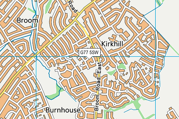 G77 5SW map - OS VectorMap District (Ordnance Survey) G77 5SW map - OS VectorMap District (Ordnance Survey)