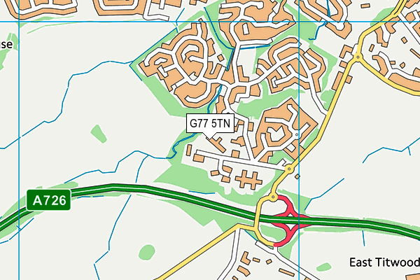 G77 5TN map - OS VectorMap District (Ordnance Survey) G77 5TN map - OS VectorMap District (Ordnance Survey)