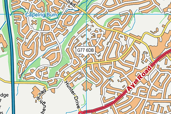 G77 6DB map - OS VectorMap District (Ordnance Survey) G77 6DB map - OS VectorMap District (Ordnance Survey)