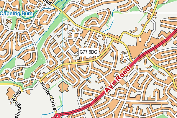 G77 6DG map - OS VectorMap District (Ordnance Survey) G77 6DG map - OS VectorMap District (Ordnance Survey)