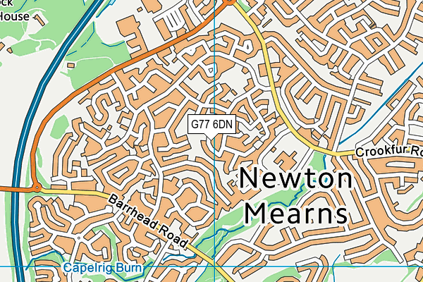 G77 6DN map - OS VectorMap District (Ordnance Survey) G77 6DN map - OS VectorMap District (Ordnance Survey)
